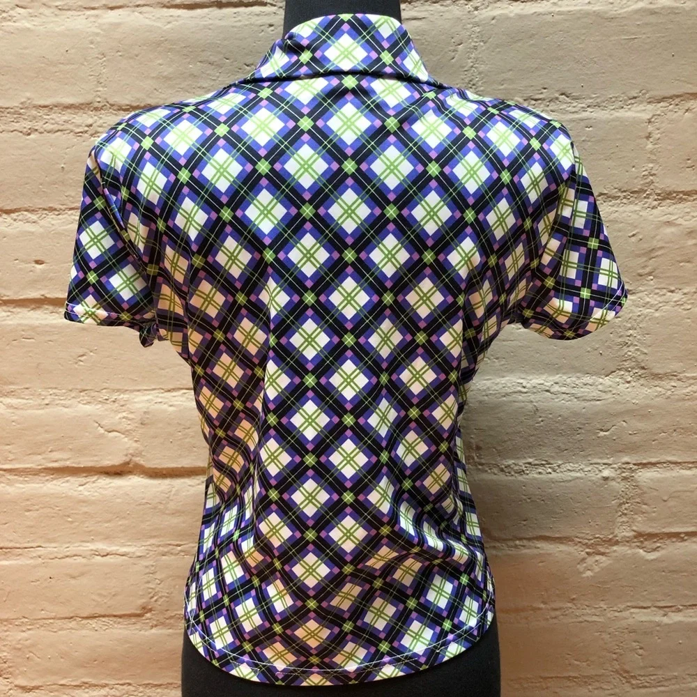 〰️🟣 VTG Geometric Patterned Top🟣〰️ - Picture 4 of 9